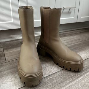 Unique brown boots